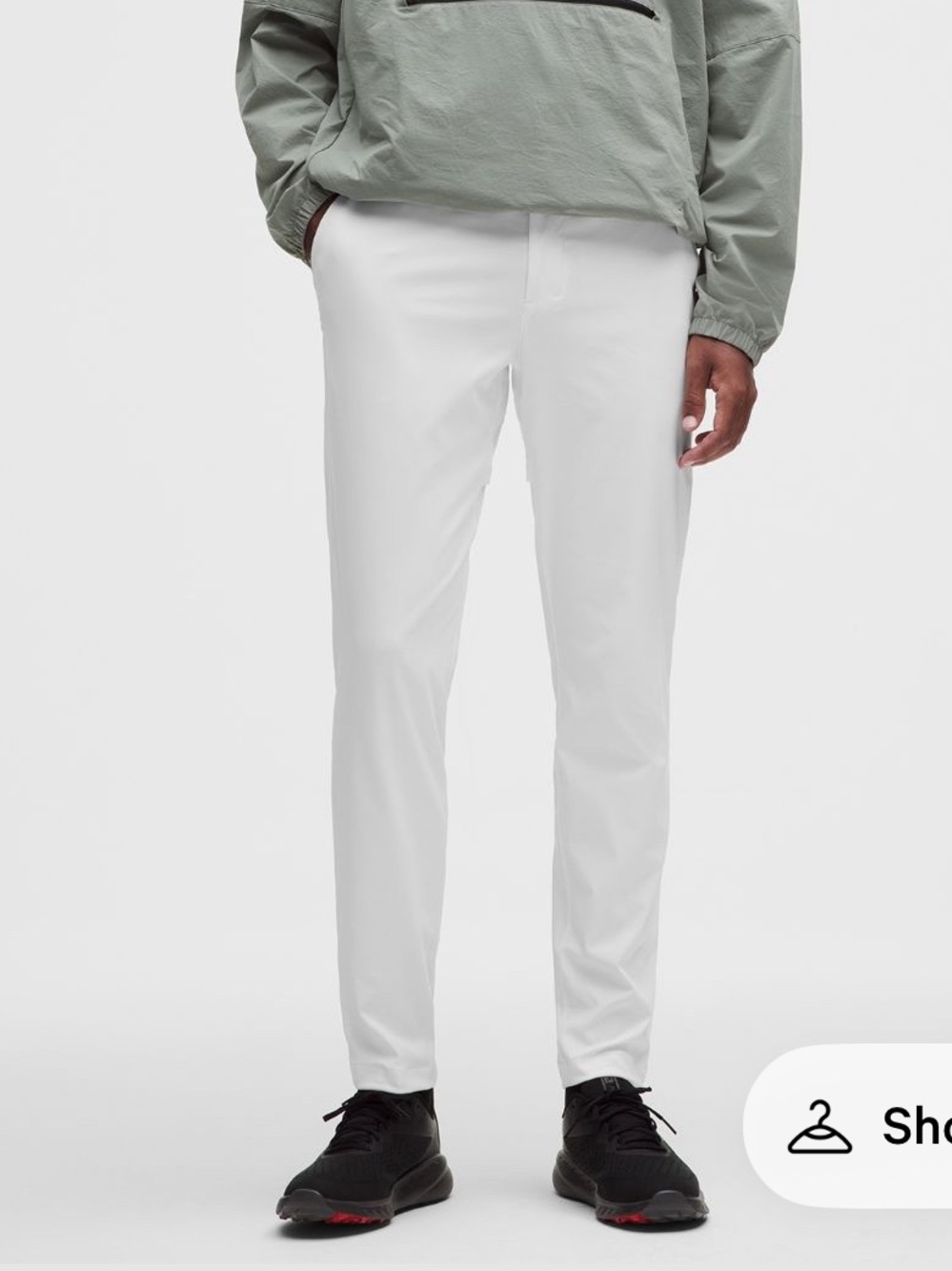 Lululemon ABC Slim-Fit Golf Trouser 32L White Size 34x32” NWT